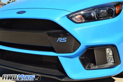 Ford Focus Rs Peel Stick Carbon Fiber Front Bumper Garnish Kit By