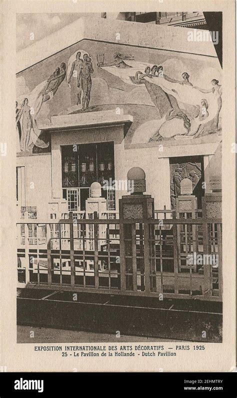 Paris-FR-75-Expo 1925 Arts décoratifs-pavillon de la Hollande Stock ...