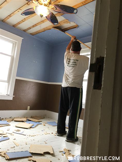 Faux Shiplap Ceiling Shelly Lighting