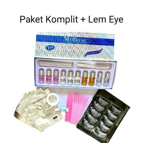 Jual PAKET LASHLIFT PELENTIK BULUMATA MEISHENG LEM ICSN COATING