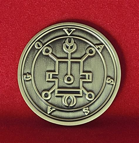 Vassago Pruflas Busas Demon Sigil Ars Goetia King Solomon Coin