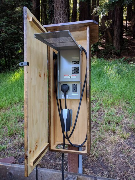 My Outdoor Charging Box Tesla Motors Club