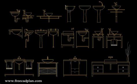 Lavatório Dwg Bloco Cad Baixar Free Cad Plan