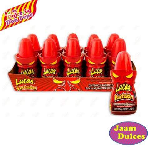 Lucas Panzon Chamoy 10 Piezas Jaam Dulces