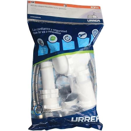 Urrea Kcif Kit Instalaci N Fregadero C Spol Flexible Bote Grande Con