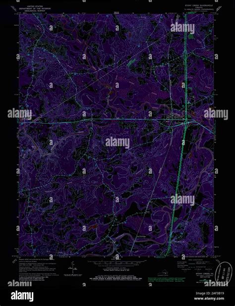 Map of stony creek hi-res stock photography and images - Alamy