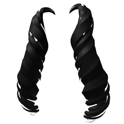 Long Hair Pigtail Extensions Black Roblox Item Rolimon S