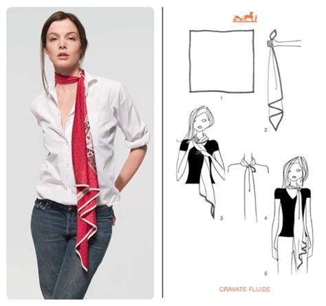 30 Stunning Ways To Wear A Hermes Scarf With Instructions