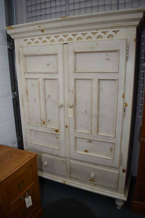 french country style modern pine  door chiffarobe   side