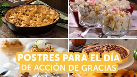 Deliciosos Postres Típicos de Thanksgiving Recetas Fáciles