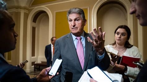 Manchin Rails Against Bidens Clean Energy Plans As He Faces Tough