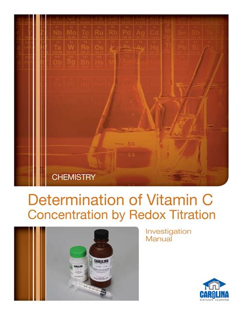 580330 Determination Of Vitamin C By Redox Titration Final V2