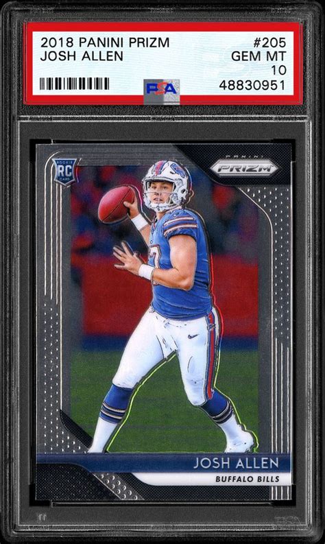 2018 Panini Prizm Josh Allen Psa Cardfacts®