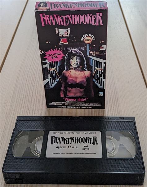 Custom Frankenhooker 1990 Playable In Vcr Vhs Nostalgic Art Piece Case And Tape W Label