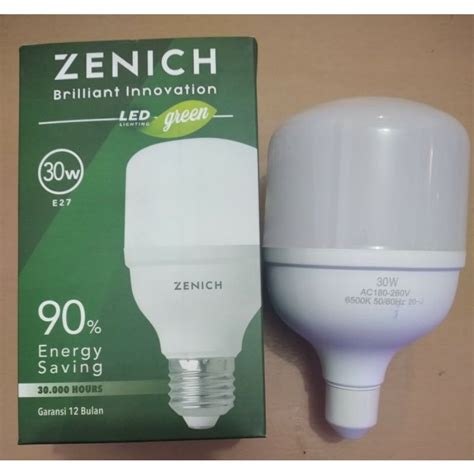 Jual Lampu Led Zenich Green Capsul Tabung Nyala Terang Hemat Energi Dan