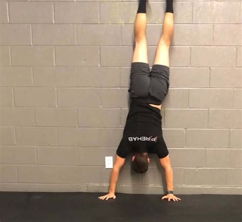 Handstand Wall Walk [p]rehab