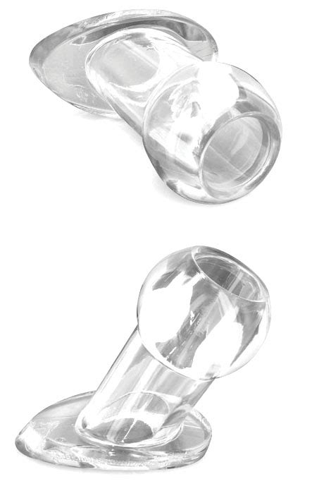 Plug Tunnel Anal Vaginal Transparent Creux Tout Le Long L
