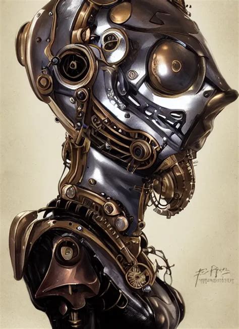 Portrait Of A Steampunk Robot Woman In By Stable Diffusion Openart