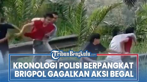 Kronologi Polisi Berpangkat Brigpol Gagalkan Aksi Begal Di Jalan Lintas