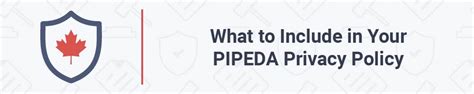 Pipeda Privacy Policy Template Termsfeed