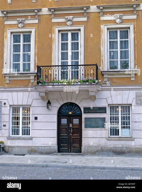 Birthplace of Marie Curie Warsaw Poland Stock Photo - Alamy