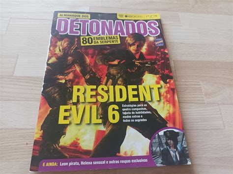 Revista Playstation Detonado Resident Evil 6 Item De Papelaria Europa