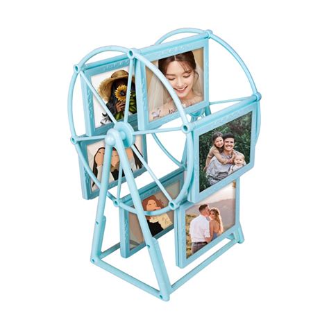 Blue Rotating Ferris Wheel Photo Frame Teknofinal