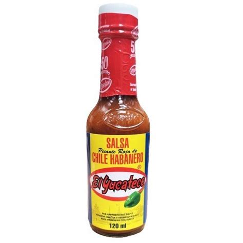 El Yucateco Red Habanero Hot Sauce 120ml Shopee Singapore