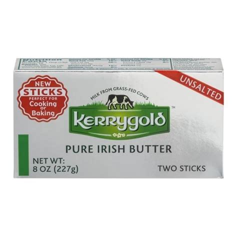 Kerrygold Pure Irish Butter Unsalted Sticks 8oz Sfv