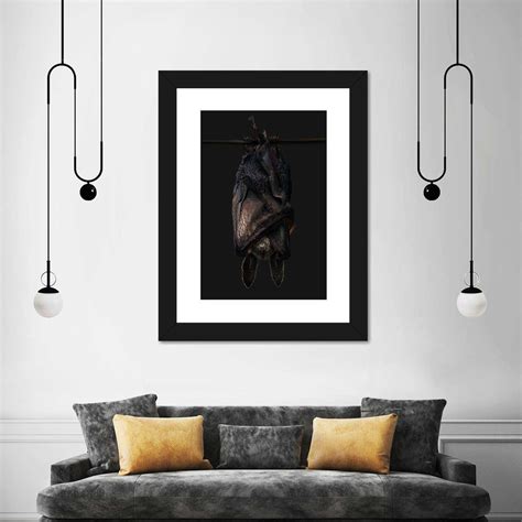 Vampire Bat Upside Down Wall Art | Digital Art