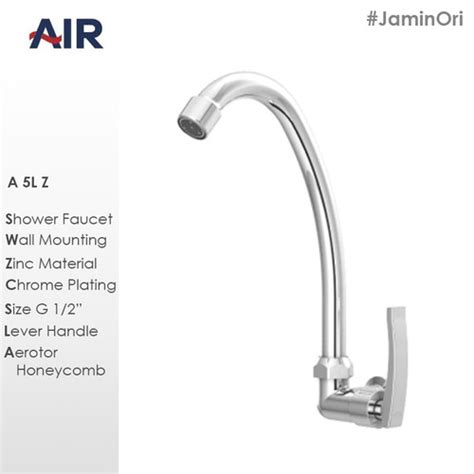 Jual Air Kran Dapur Keran Angsa Kitchen Faucet Wall Mounted A L