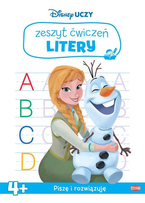 Disney Uczy Kraina Lodu Zeszyt ćwiczeń Litery UDZ 9303 niskie ceny i