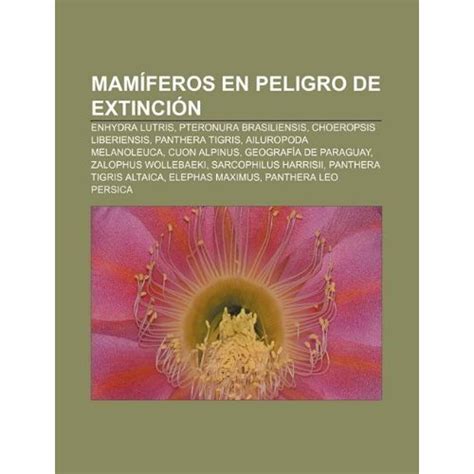 Libro Mam Feros En Peligro De Extinci N Enhydra Lutris Pteronura