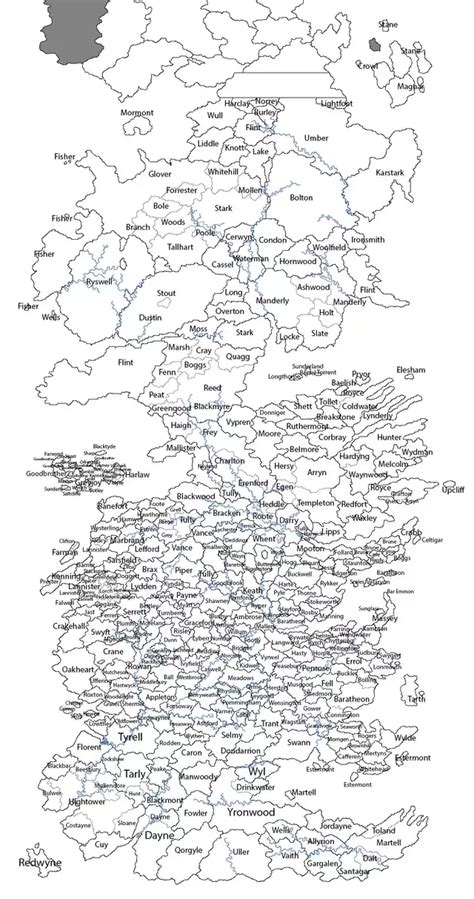 A Map Of England Showing The Major Towns And Roads In Each Country