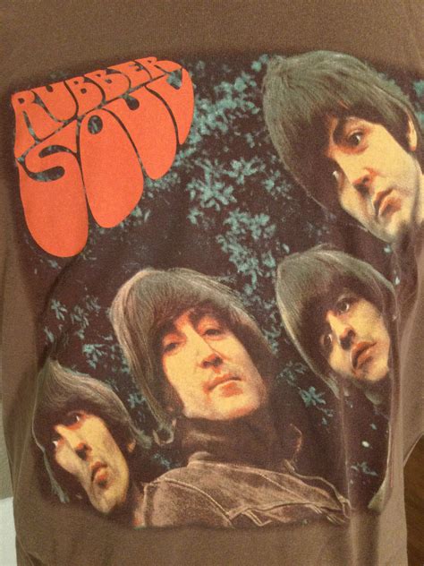 Beatles Collectable Vintage Rubber Soul T Shirt Etsy Uk