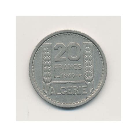 Algérie 20 Francs 1949 nickel TTB Monnaies Médailles 17