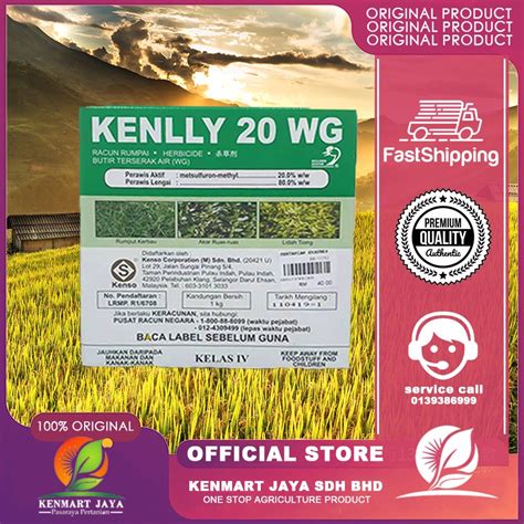 KENLLY 20 WG 1KG ORIGINAL BERBUTIR CAMPURAN RACUN RUMPUT RACUN