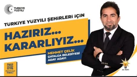 AK Parti Çatalca Belediye Başkan Aday Adayı Mehmet Çelik Kimdir