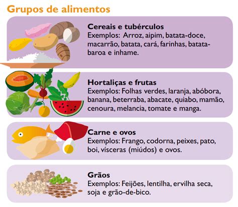 Quais São Os Grupos Alimentares - 5