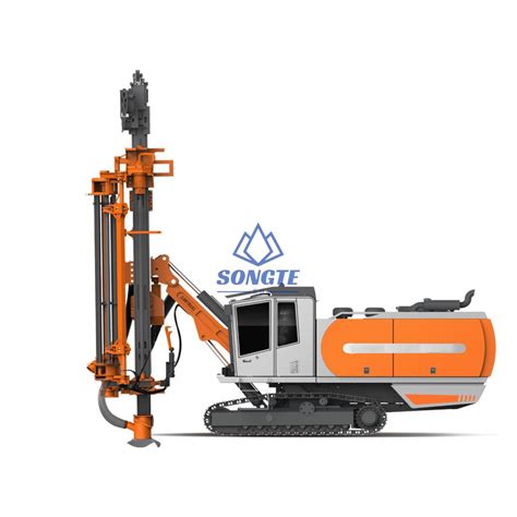 SDA 45 Integrated DTH Blast Hole Drill Rigs Built In Air Compressor