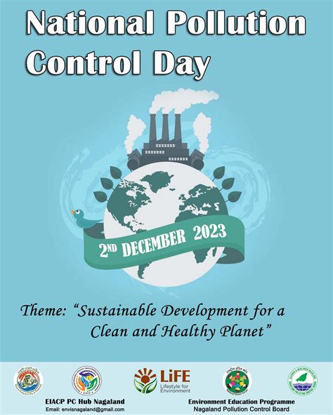 National Pollution Control Day 2 December 2023 Poster Nagaland Pollution Control Board