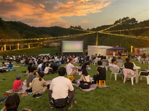 【施工事例】屋外映画上映会【野外映画祭】 東真トリニティー