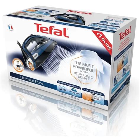 TEFAL FV9848E0 Ultimate Pure Gőzölős Vasaló 3200 W 350 ml sötétkék ...