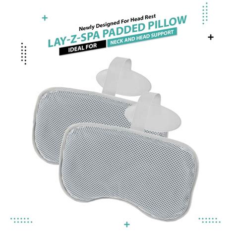 Bestway Lay Z Spa Padded Pillow Neck And Head Support For Hot Tub Set Of For Sale From United