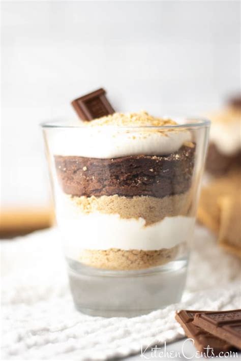 Mini Smores Brownie Trifle Perfect Summer Dessert Kitchen Cents