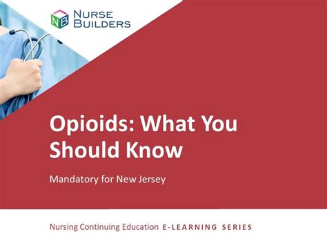 Opioids What You Should Know Nurse Builders