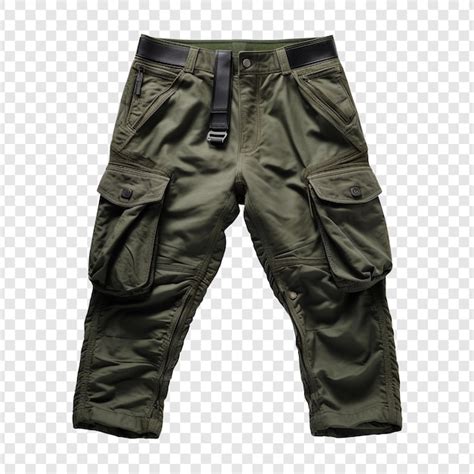 Pantalons De Chargement Pour Hommes Avec Un Plain Isol Sur Fond