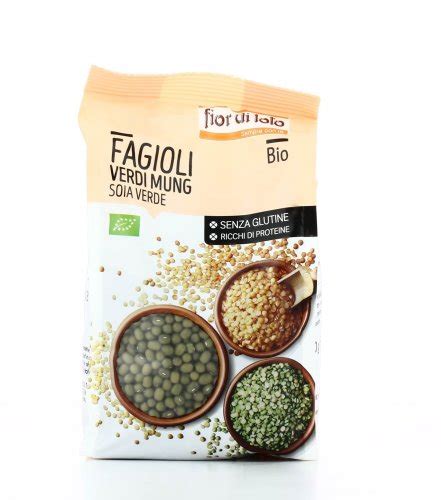 Fagioli Verdi Mung Soia Verde Bio Senza Glutine Fior Di Loto