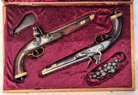 Sold At Auction Pair Of British Royal Navy Sea Service Flintlock