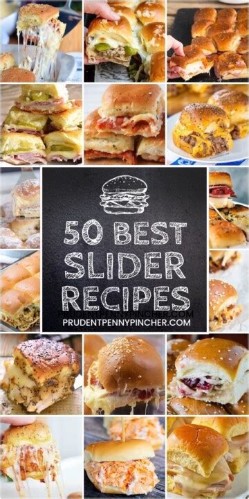 50 Best Slider Recipes Prudent Penny Pincher